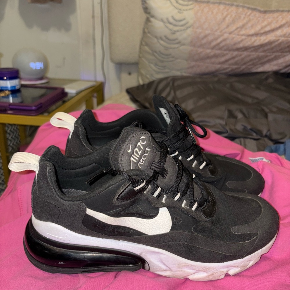 Nike Air Max 270 React Black Sneakers